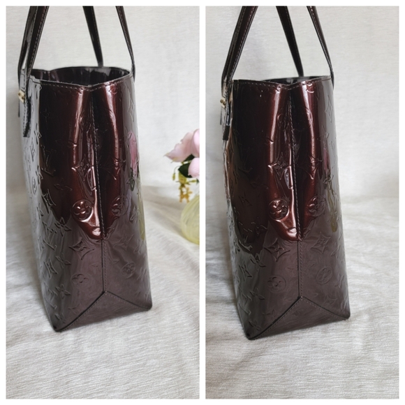 Louis Vuitton Amarante Monogram Vernis Wilshire MM Bag - Picture 9 of 13